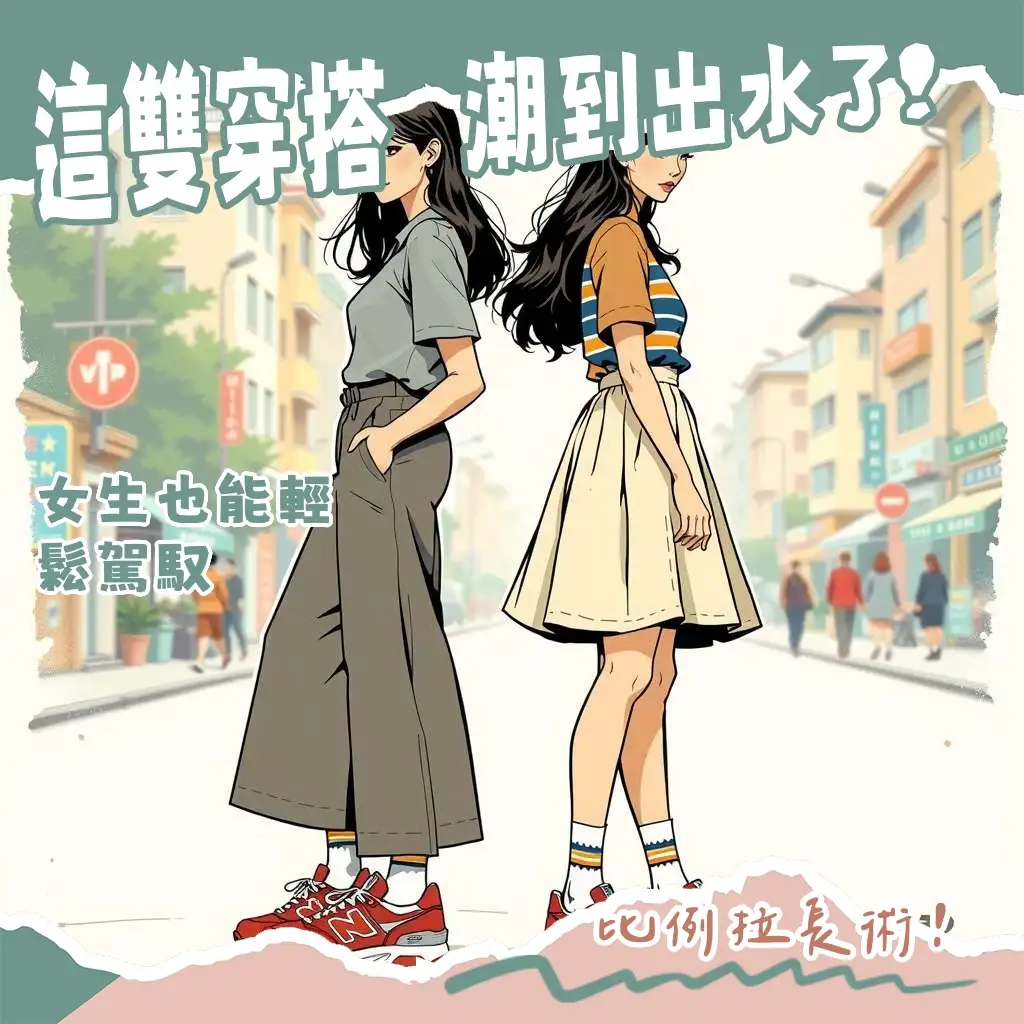 New Balance 2002R 女生穿搭示範：潮男教你韓系、Y2K、學院風的百變穿搭靈感。