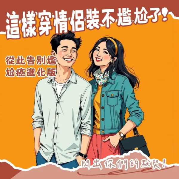 穿情侶裝打造氛圍感穿搭，透過同色系、風格統一與配件點綴，展現情侶默契與質感。