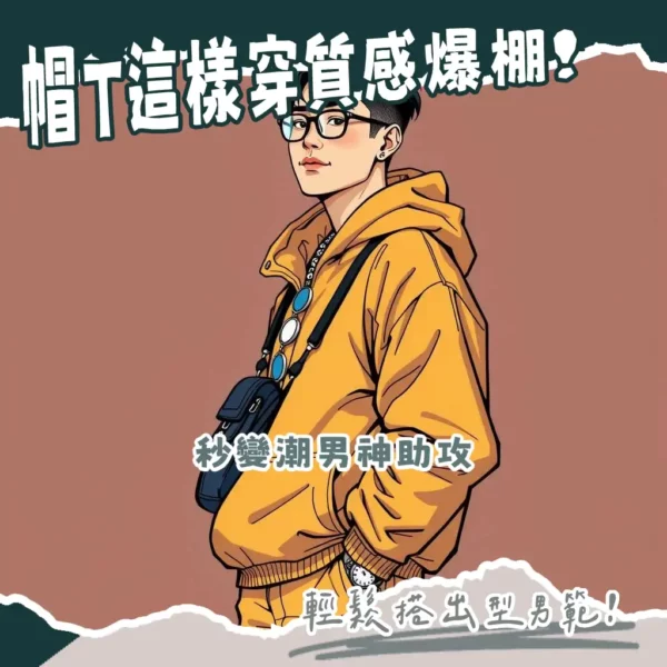 男生帽T穿搭指南，涵蓋重磅帽T推薦、Oversize版型挑選與2025潮流搭配技巧。