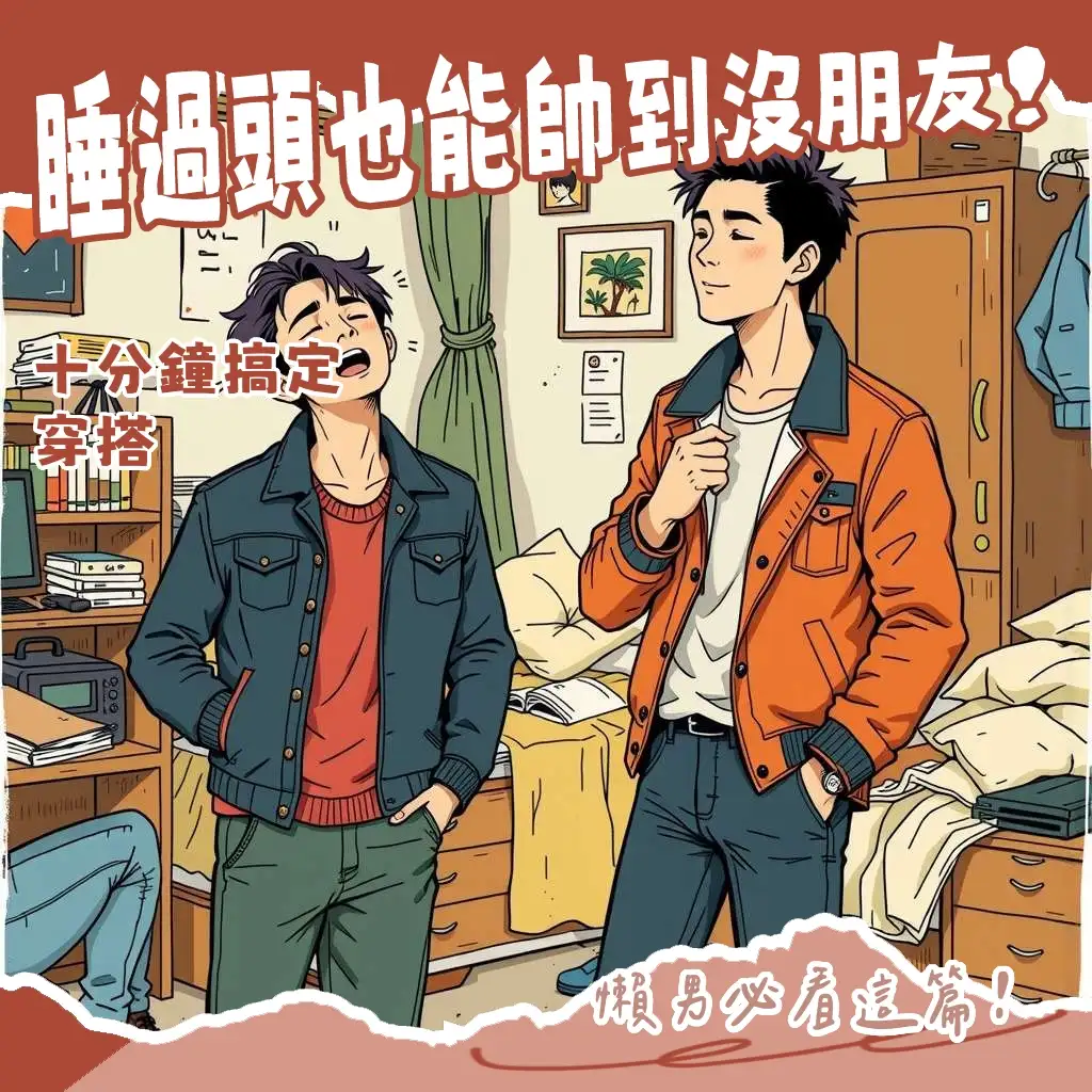 大學生男穿搭懶人包，基本款單品搭配指南，展現個人風格。