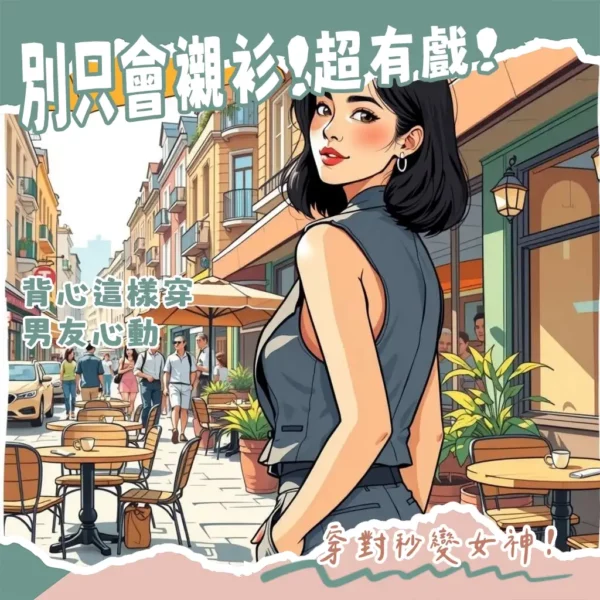 西裝背心女穿搭指南，圖解單穿、疊搭、三件式等熱門搭配，打造俐落中性風。
