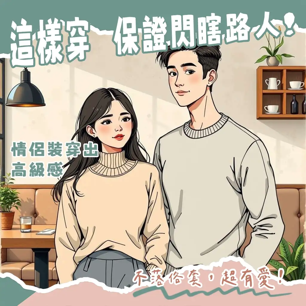 情侶裝品牌挑選指南，包含運動、快時尚、輕奢等風格，讓情侶穿搭更時髦。