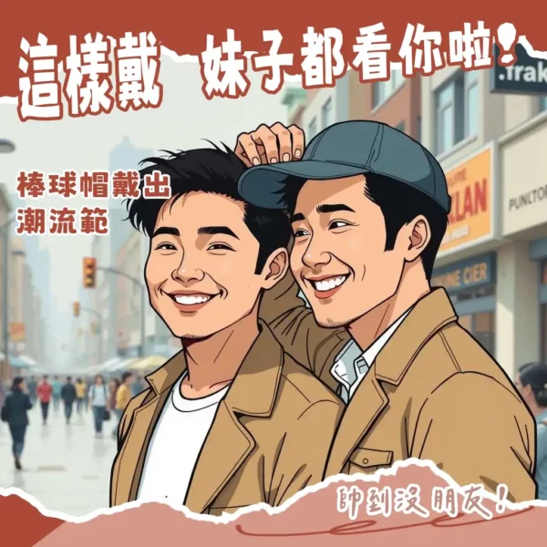 男生棒球帽怎麼戴的時尚指南：包含正反戴法、帽款選擇與髮型修飾技巧，輕鬆提升穿搭品味。