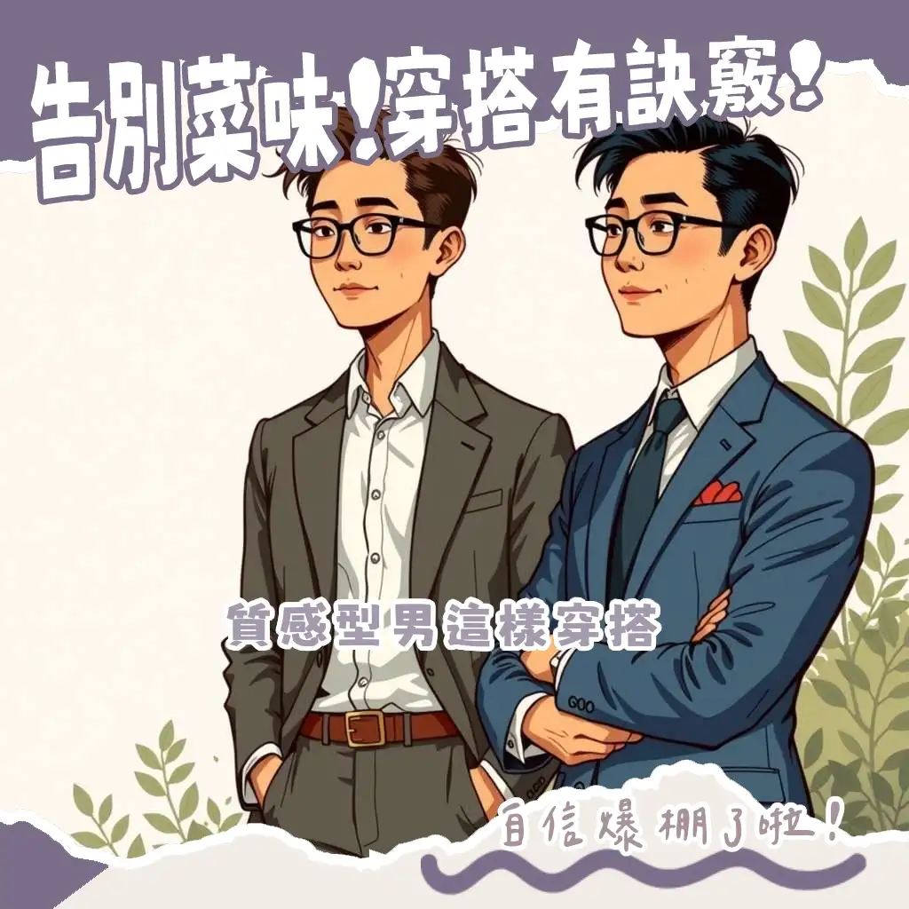 上班族男穿搭指南，涵蓋Smart Casual、Business Casual、Clean Fit風格與核心原則，教你輕鬆打造專業好感度。