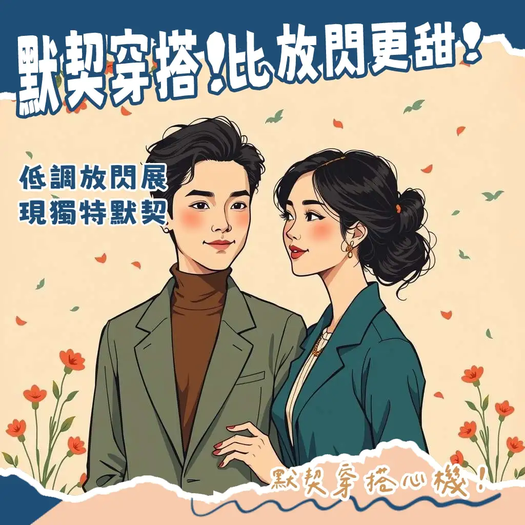 情侶穿搭技巧大全，教你如何運用同色系、風格統一及配件點綴，輕鬆打造低調放閃又時尚的和諧感情侶造型。