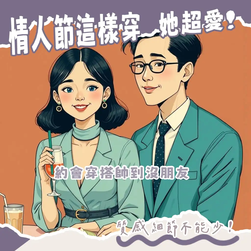 情人節穿情侶裝指南，依約會場合挑選，輕鬆穿出低調放閃的甜蜜感。