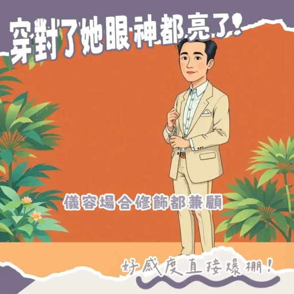 約會穿搭男指南，從第一次約會到曖昧期，教你打造自信有型的男生好感穿搭。