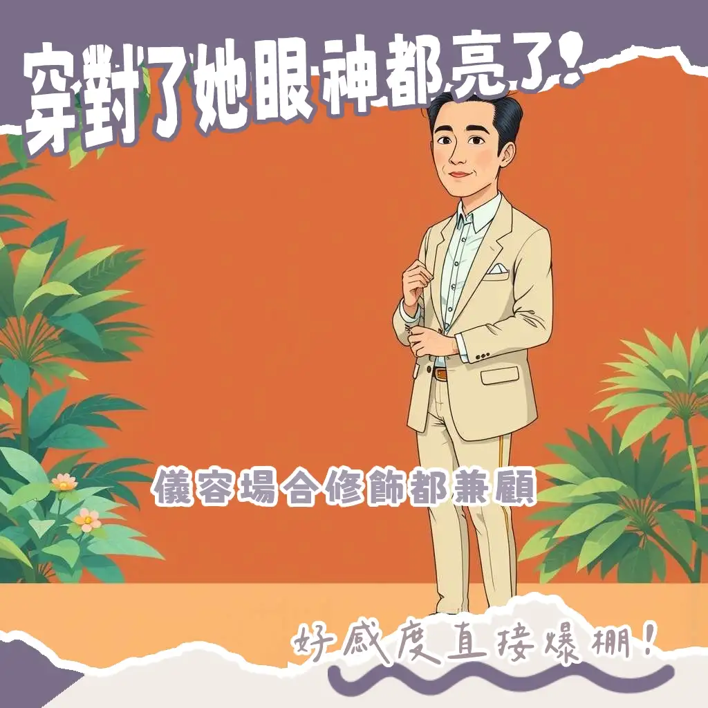 約會穿搭男指南，從第一次約會到曖昧期，教你打造自信有型的男生好感穿搭。