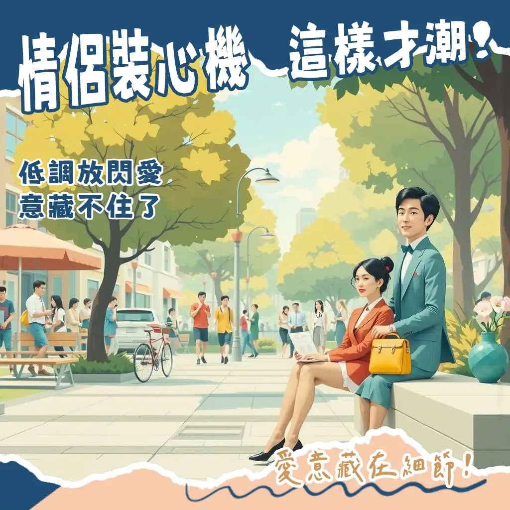 情侶裝搭配技巧大公開，從同色系到風格統一，輕鬆穿出質感默契感穿搭。