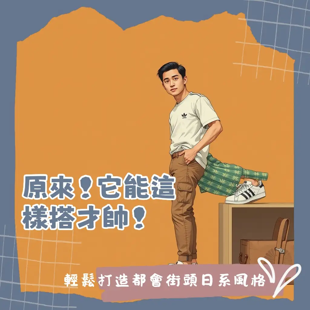 你的衣櫃少這雙！adidas Superstar穿搭男，輕鬆搭出三種帥氣風格