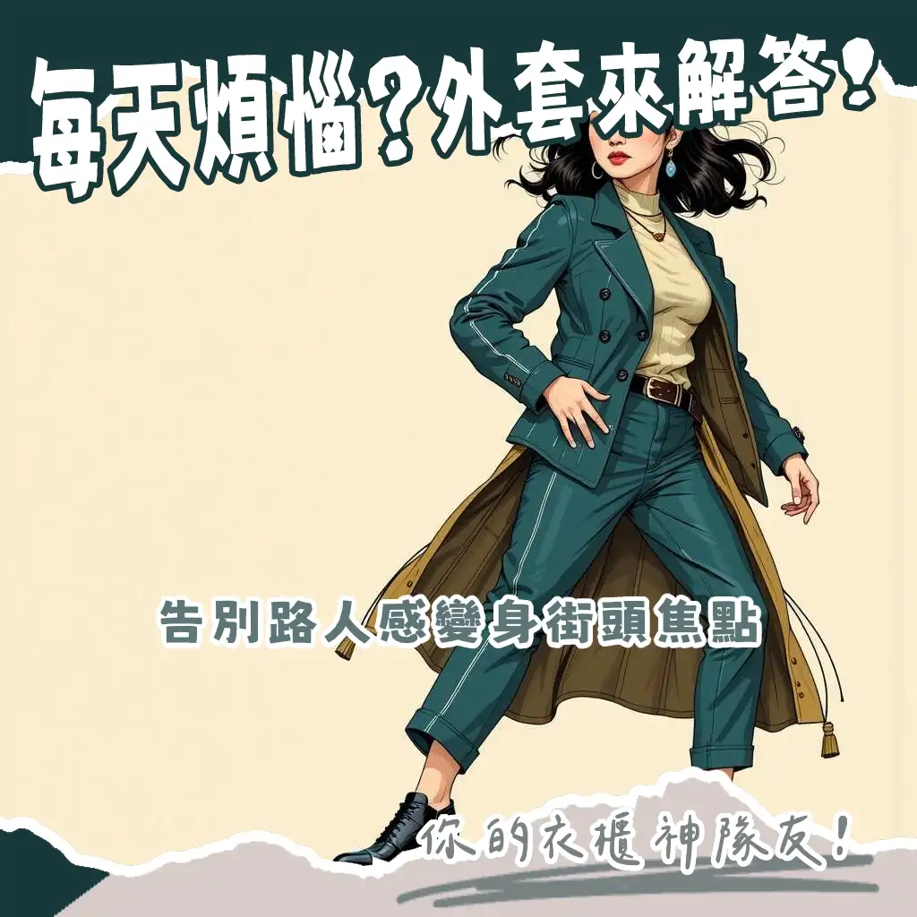 女生外套穿搭秘訣：五款必備外套，針對不同身型與場合，教妳如何聰明搭配，展現風格與自信。