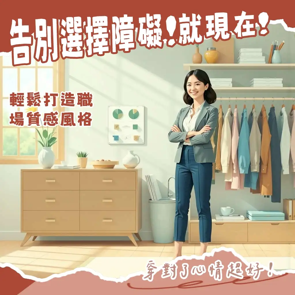 通勤穿搭靈感指南，掌握辦公室專業舒適穿搭秘訣，包含單品選擇與配色技巧